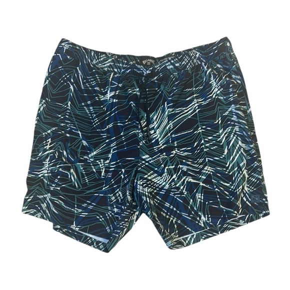Billabong Men's Swim Shorts - Blue Pattern XL - Picture 1 of 9